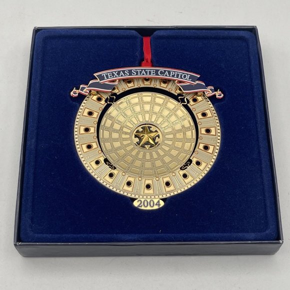 Texas State Capitol Interior Dome 2004 Christmas Holiday Ornament Collectible - Picture 7 of 12